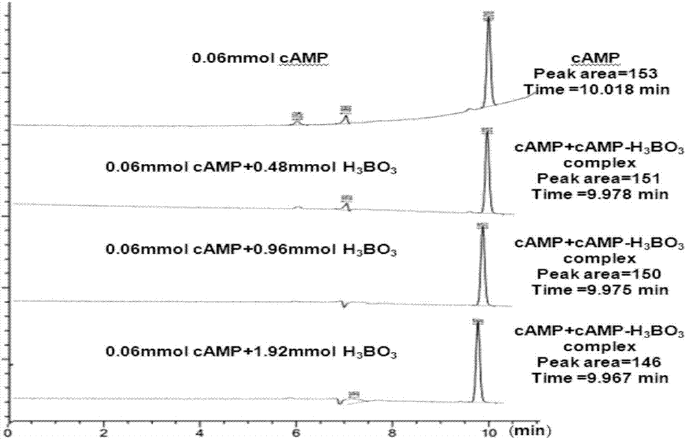 Cyclic adenosine monophosphate boric acid complex, preparation method thereof, anti-tumor drug and neutron capture therapy boron agent