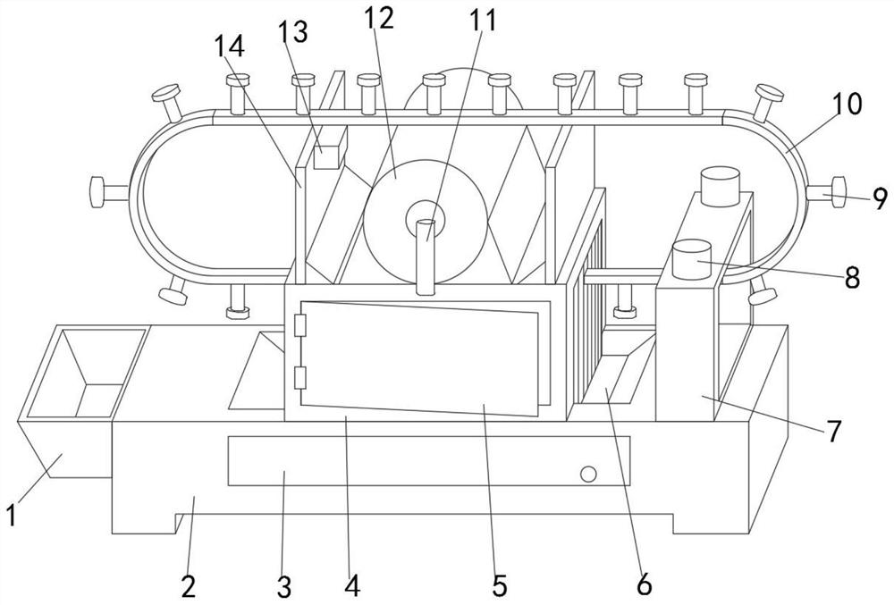 A spraying production line that is easy to adjust