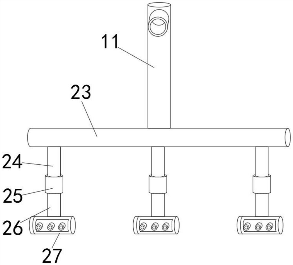 A spraying production line that is easy to adjust