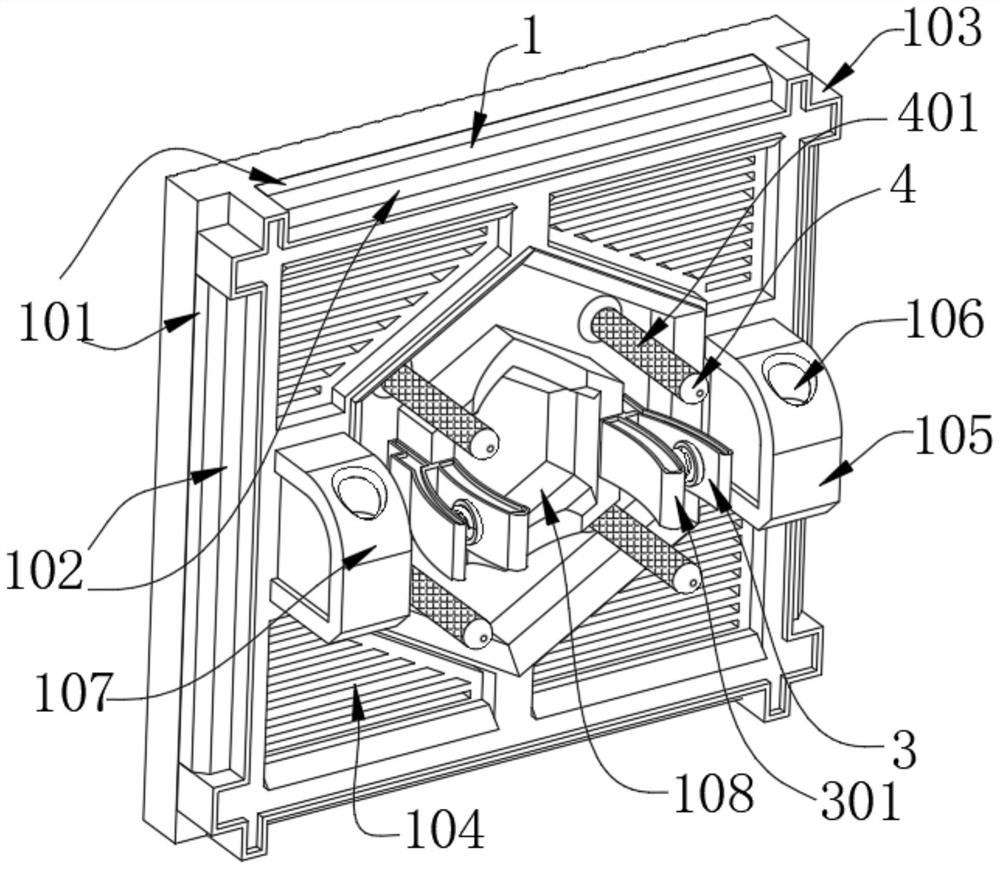 Assembly type integrated bathroom wall structure wallboard