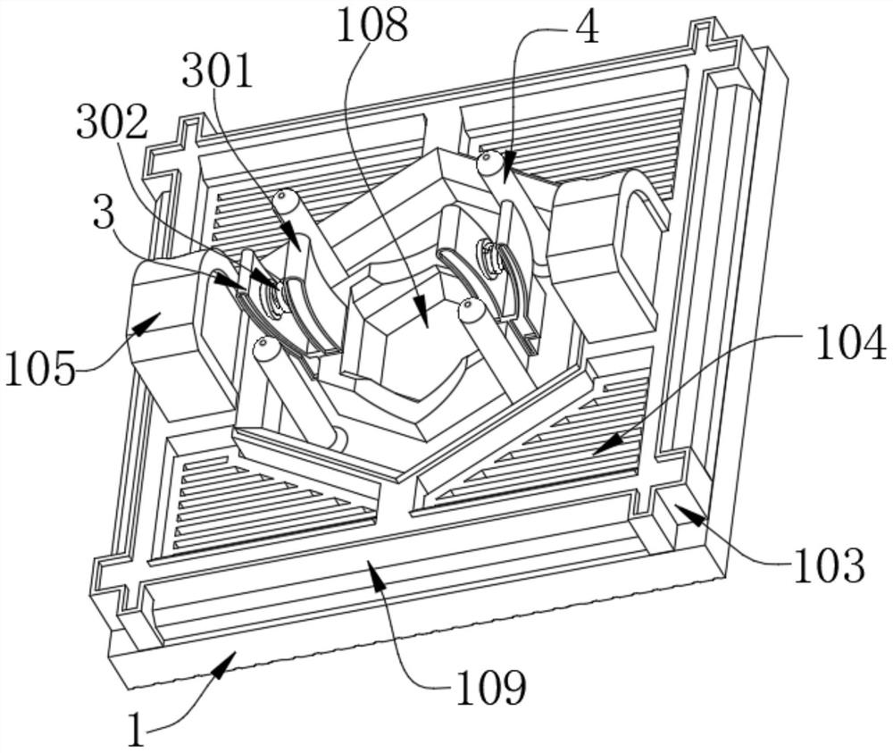 Assembly type integrated bathroom wall structure wallboard