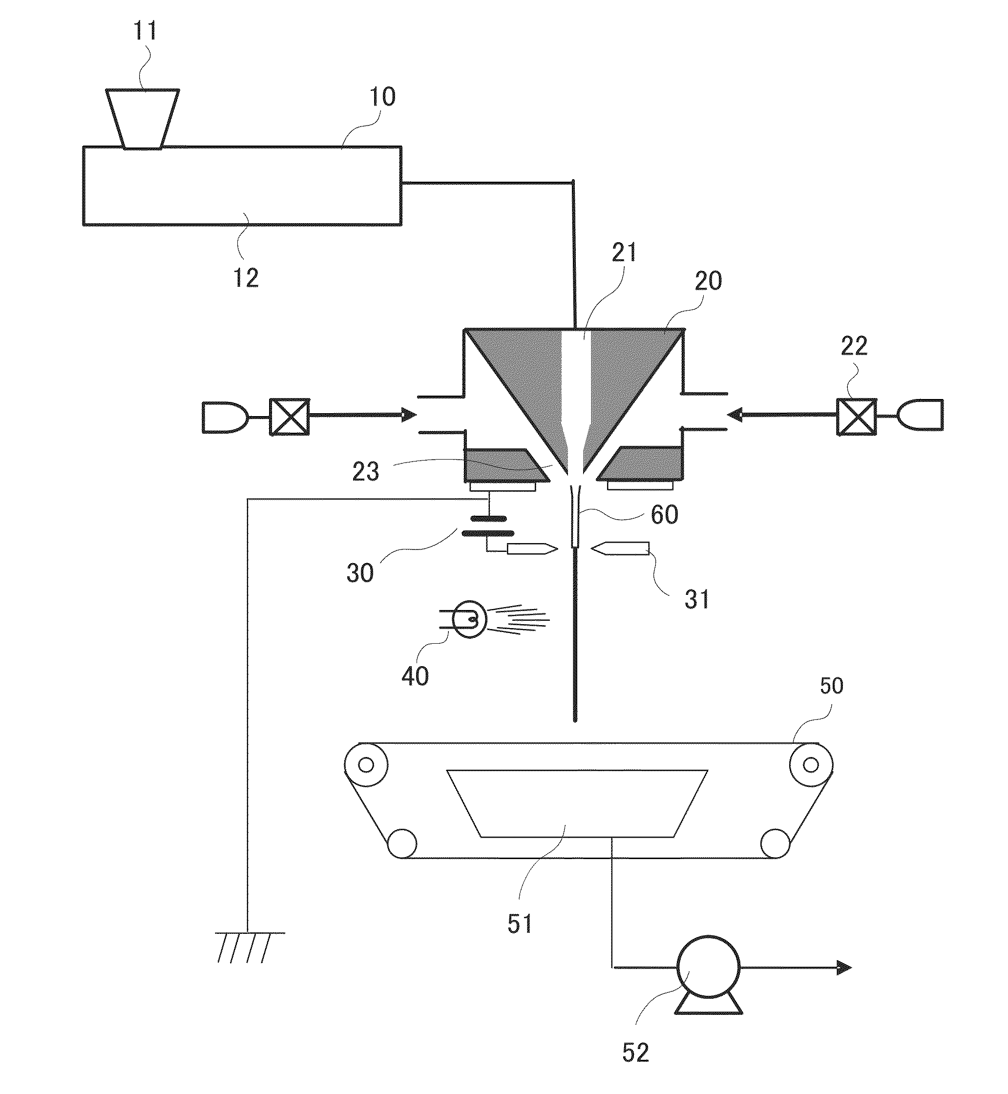 Non-woven fiber fabric, and production method and production device therefor