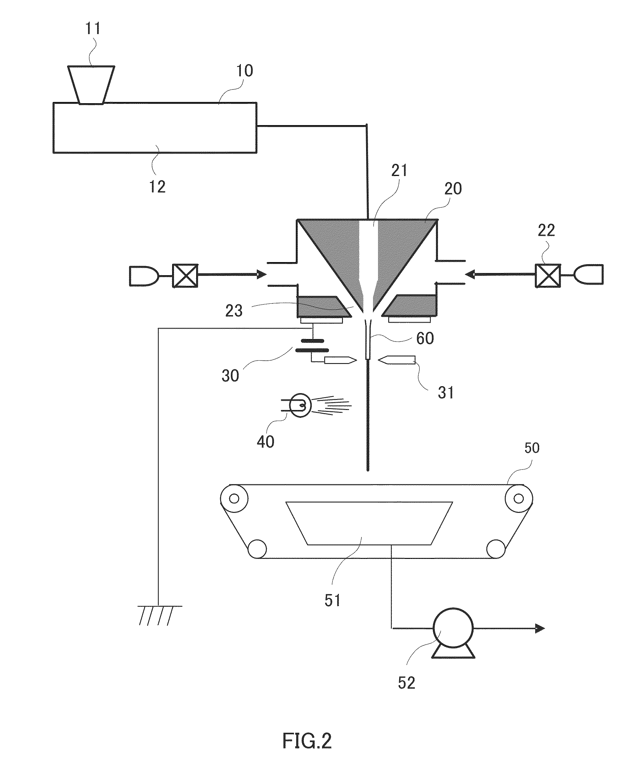 Non-woven fiber fabric, and production method and production device therefor