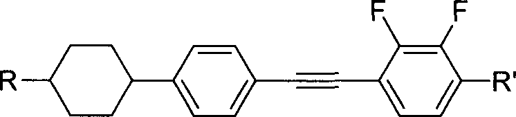 Diphenylacetylene liquid crystal compounds