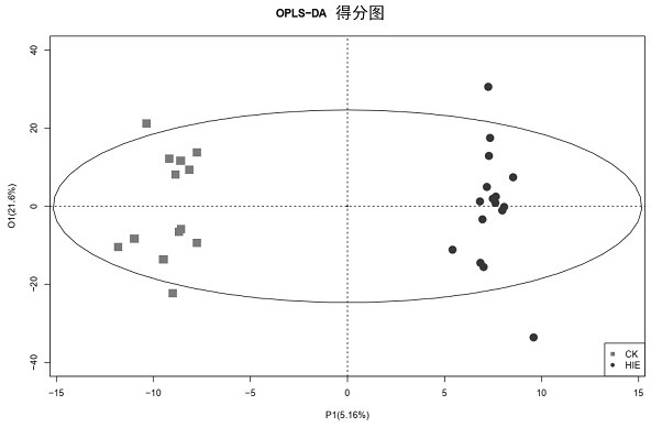 Biomarker for diagnosing working of nervonic acid supplemented for ischemic hypoxic encephalopathy and application of biomarker