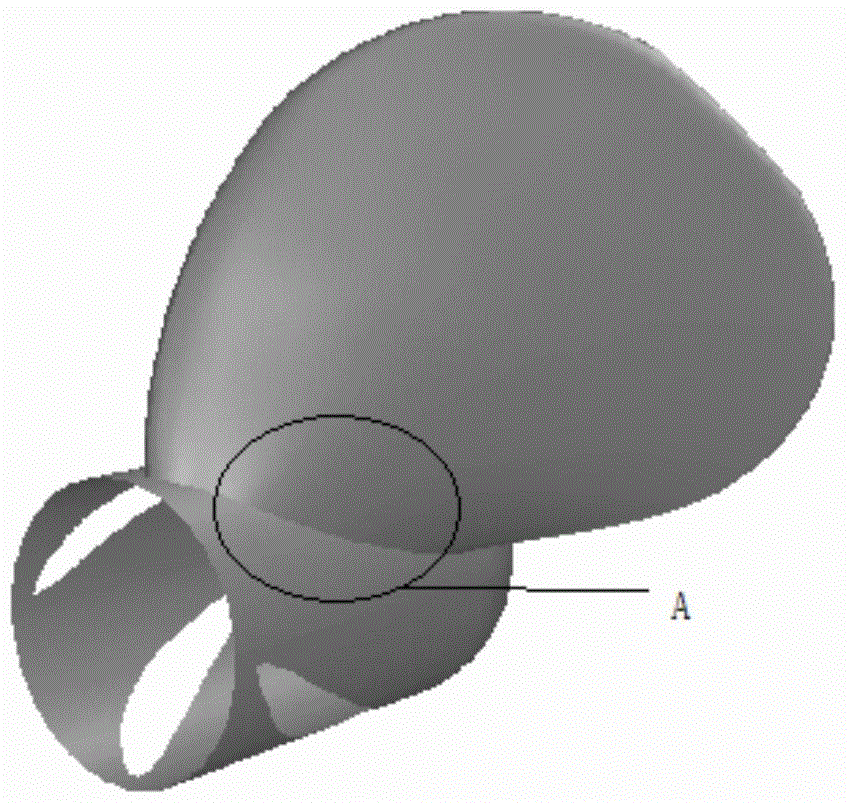 Method for forecasting numerical value of cavitation of underwater propeller tip vortex