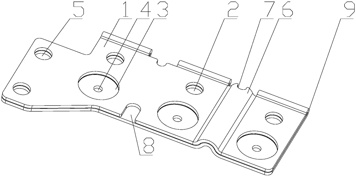 Busbar of high-rate discharging module