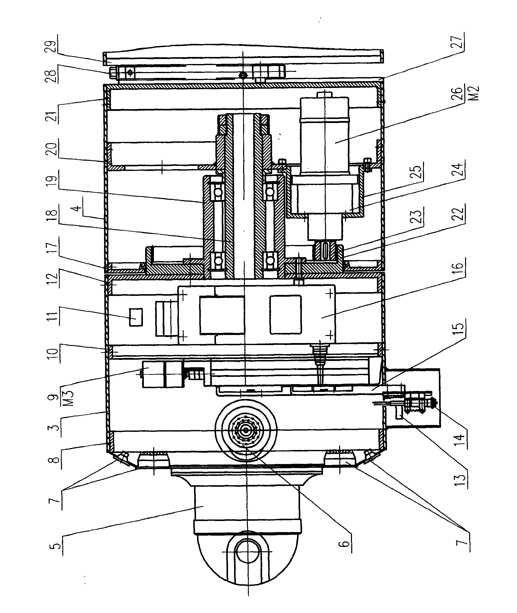 Automatically detecting machine for antirust coating in pipeline