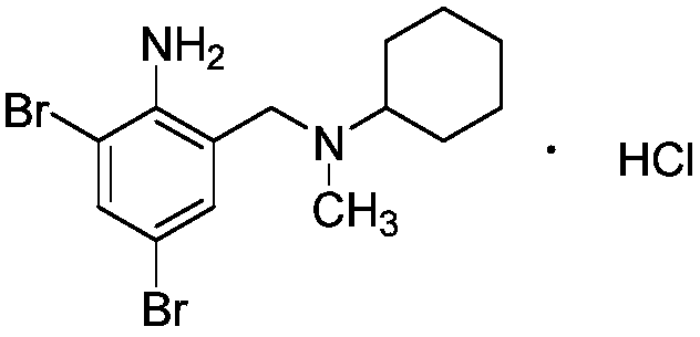 Preparation method of bromhexine hydrochloride