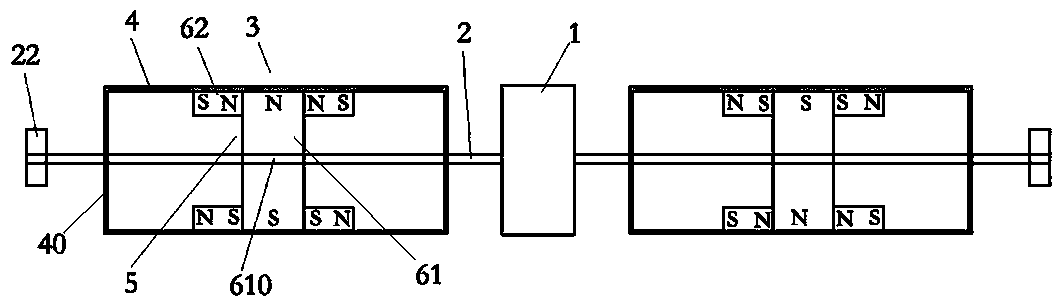 A two-way rotating magnetic field generator