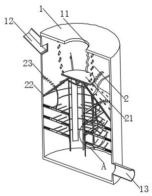 Premixed high-performance concrete material mixing device and material mixing method