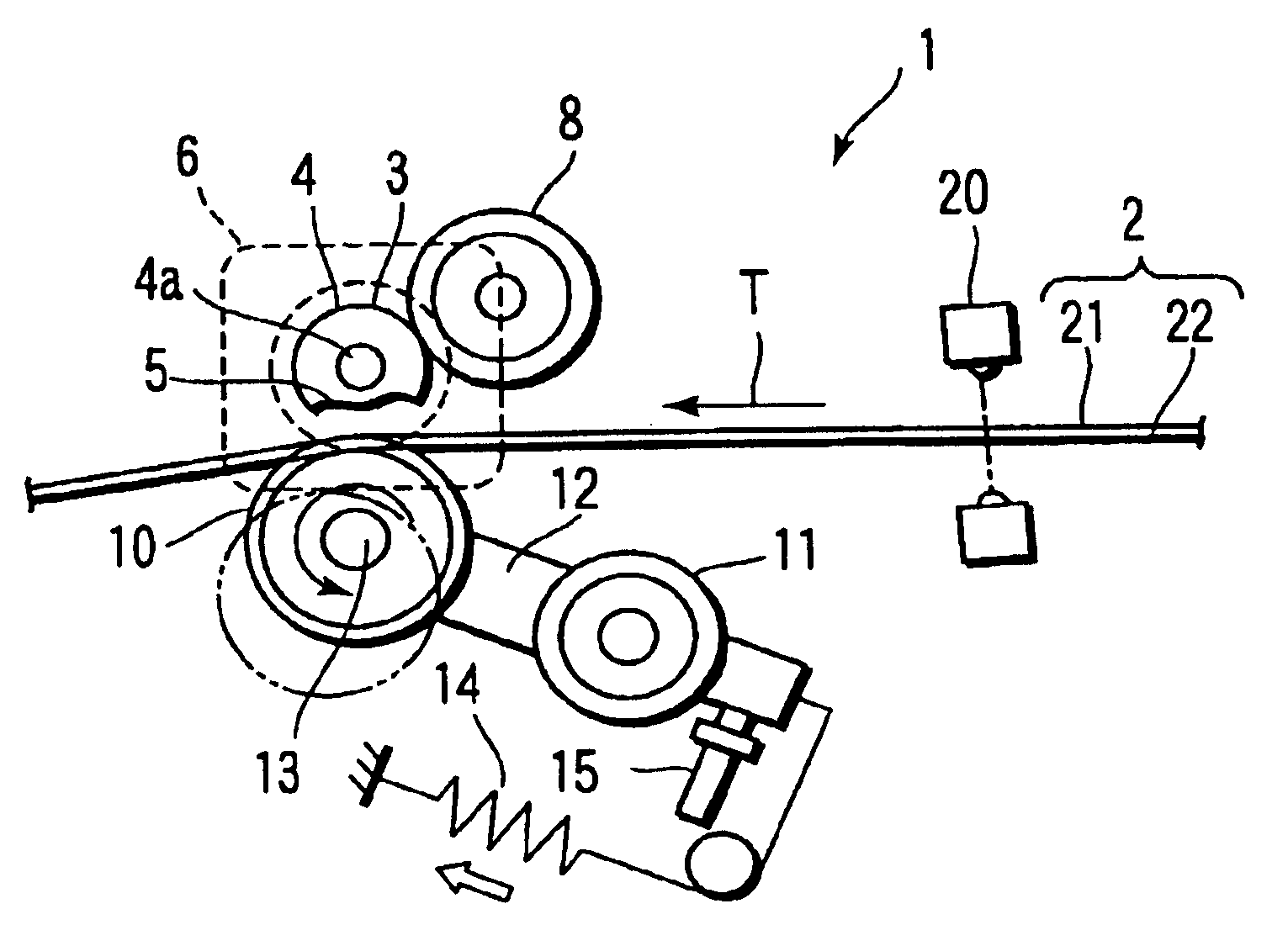 Paper sheet stamp apparatus