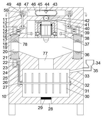 A mechanical wood liquefaction device