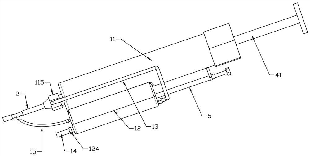 Local anesthesia controllable spraying device for clinical anesthesia