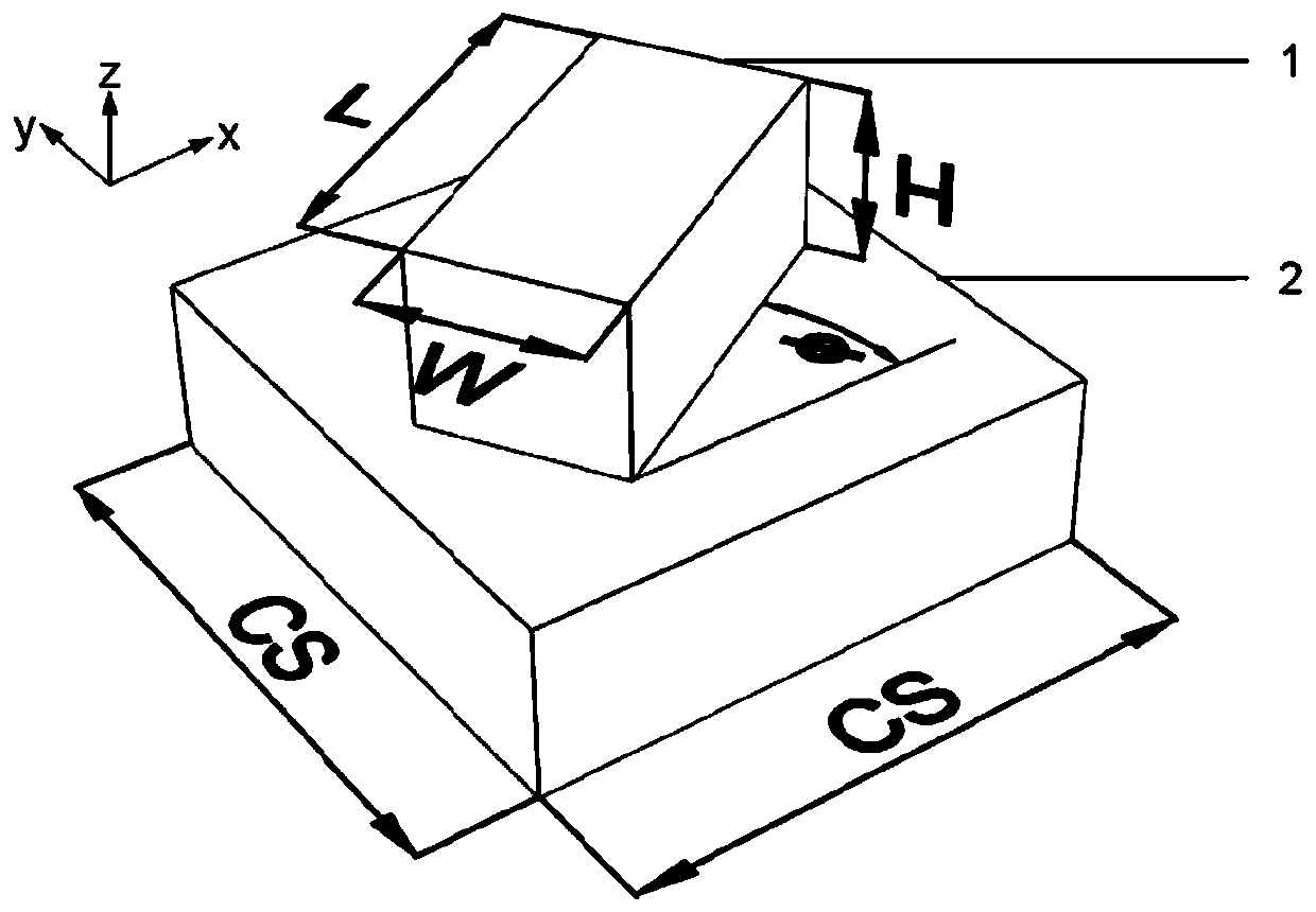 Metal metasurface capable of realizing ultrahigh-resolution grayscale image display function and application thereof