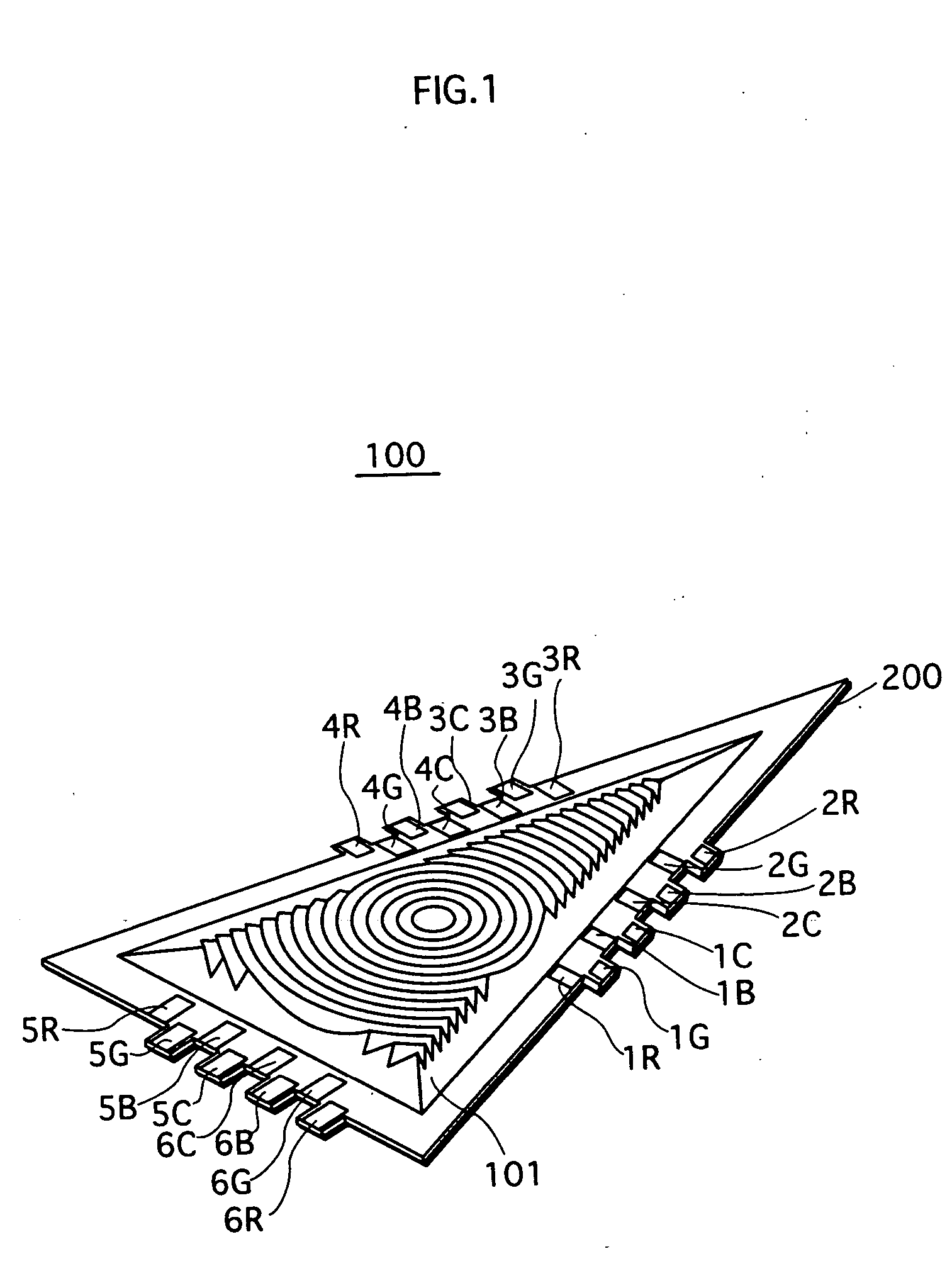 Light-emitting unit, light-emitting unit assembly, and lighting apparatus produced using a plurality of light-emitting units