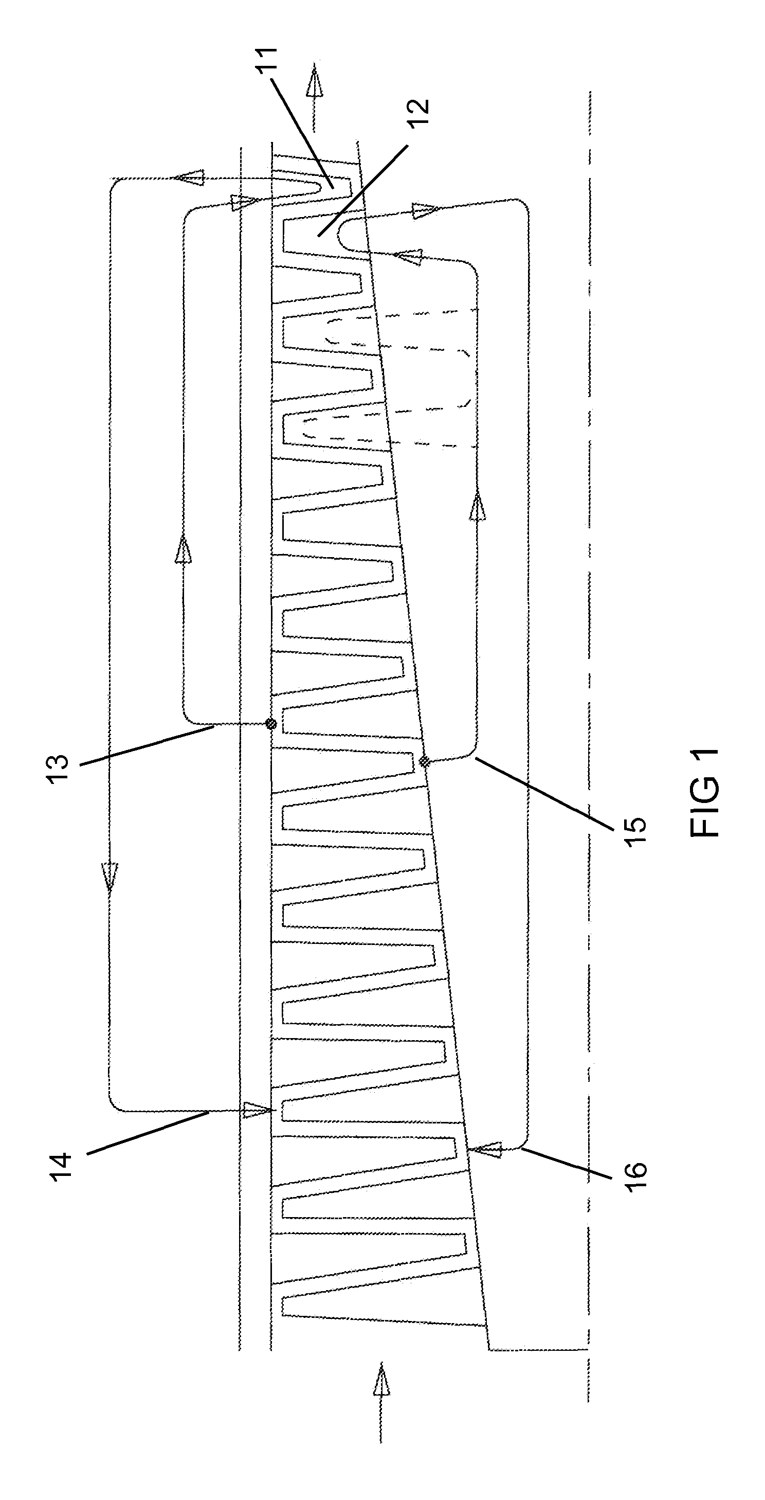 Multiple staged compressor with last stage airfoil cooling