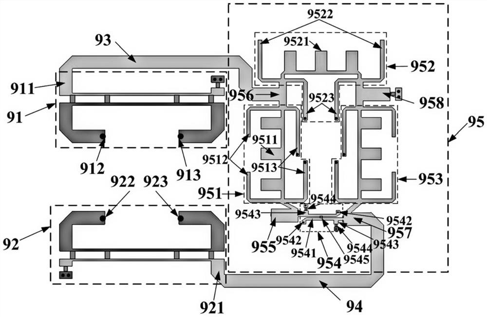 Wide-axial-ratio beam dual-frequency Beidou navigation antenna capable of effectively suppressing backward cross polarization