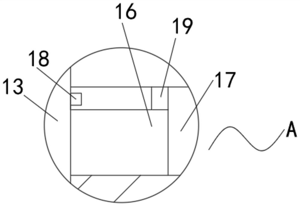 Chest drainage nursing device for thoracic surgery department