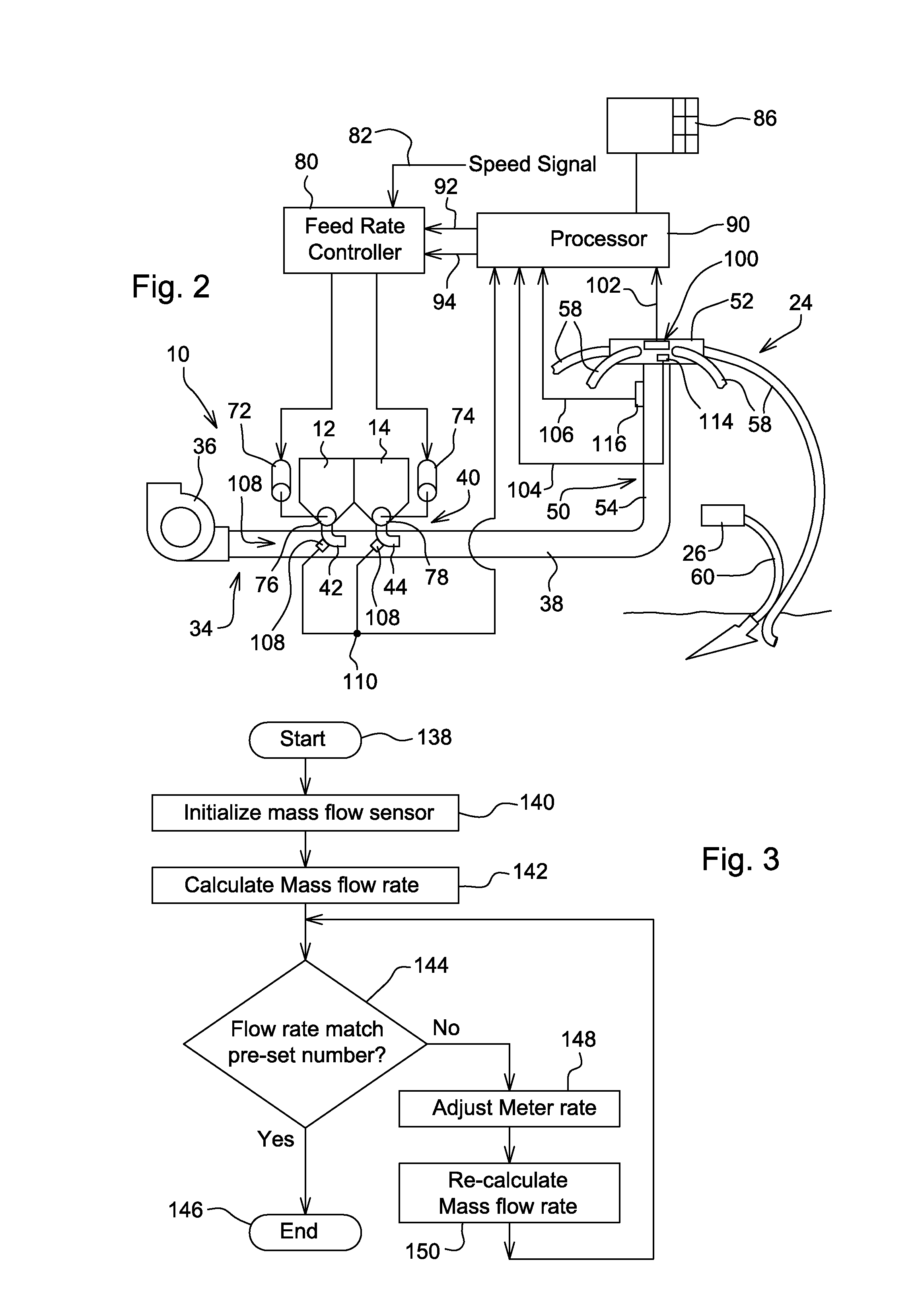 Particulate flow sensing for an agricultural implement