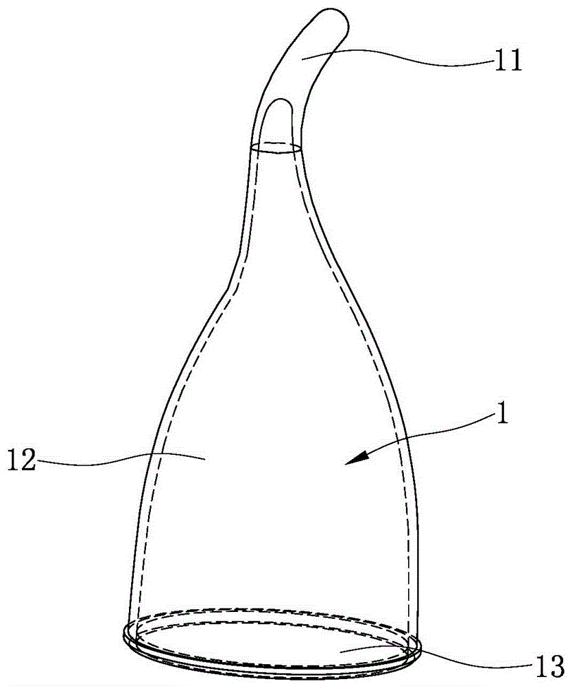 Manufacturing process and device for LED plastic pulled-tail bubble shells