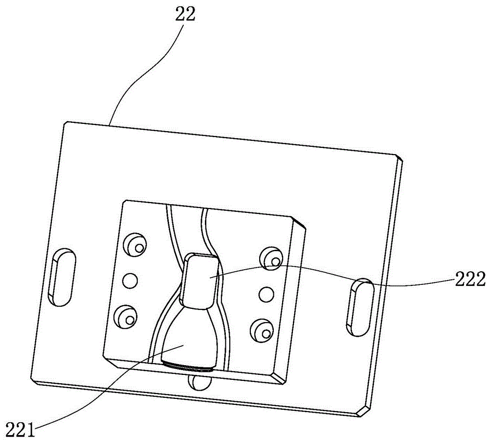 Manufacturing process and device for LED plastic pulled-tail bubble shells