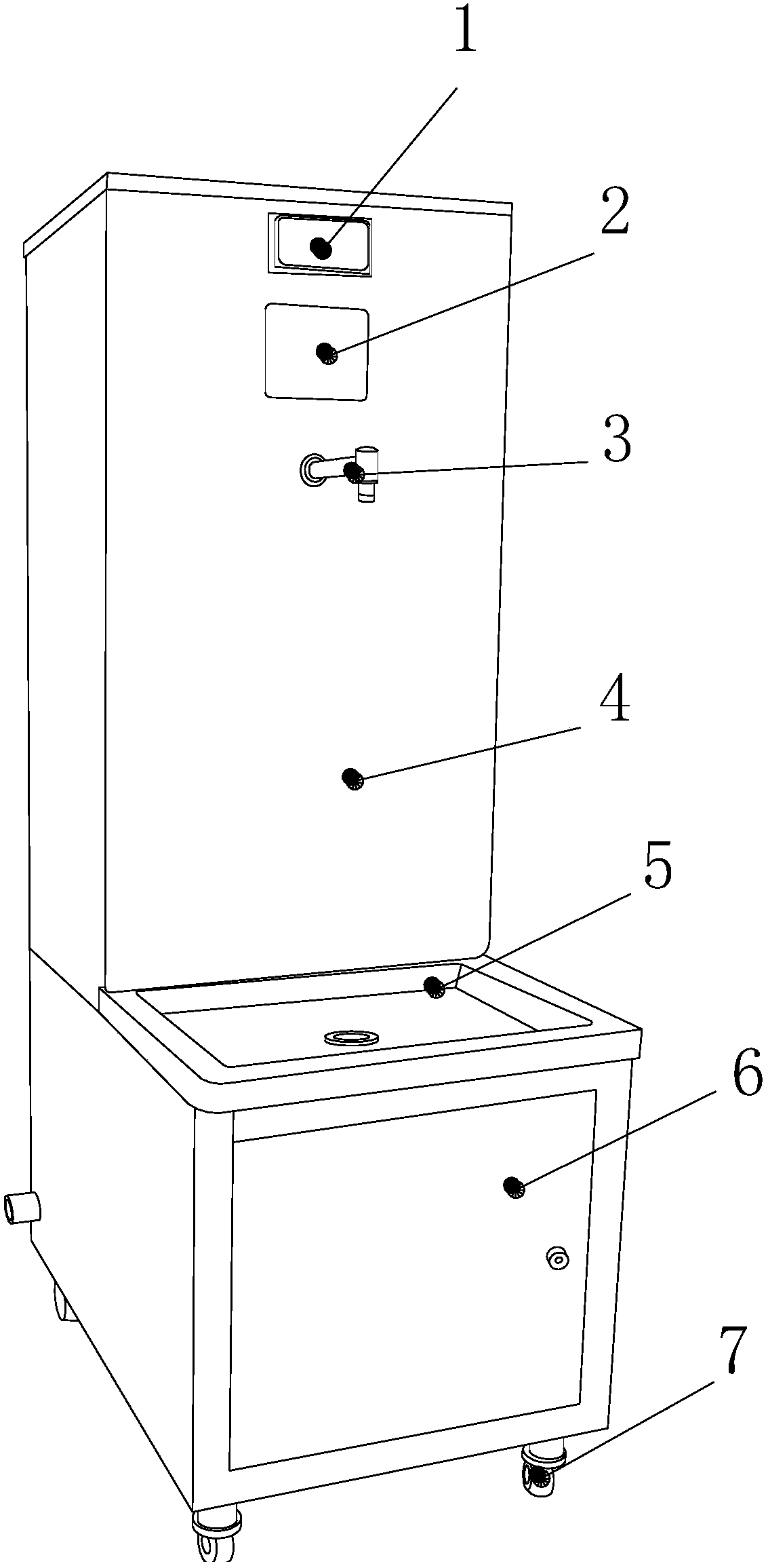 Safe and reliable direct drinking water dispenser