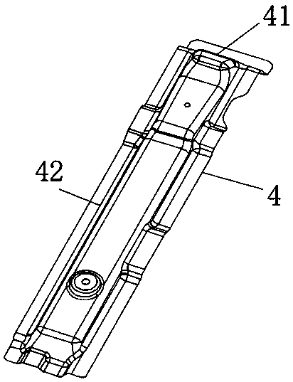 Light-weight rear trunk separation plate used for saloon car and production process