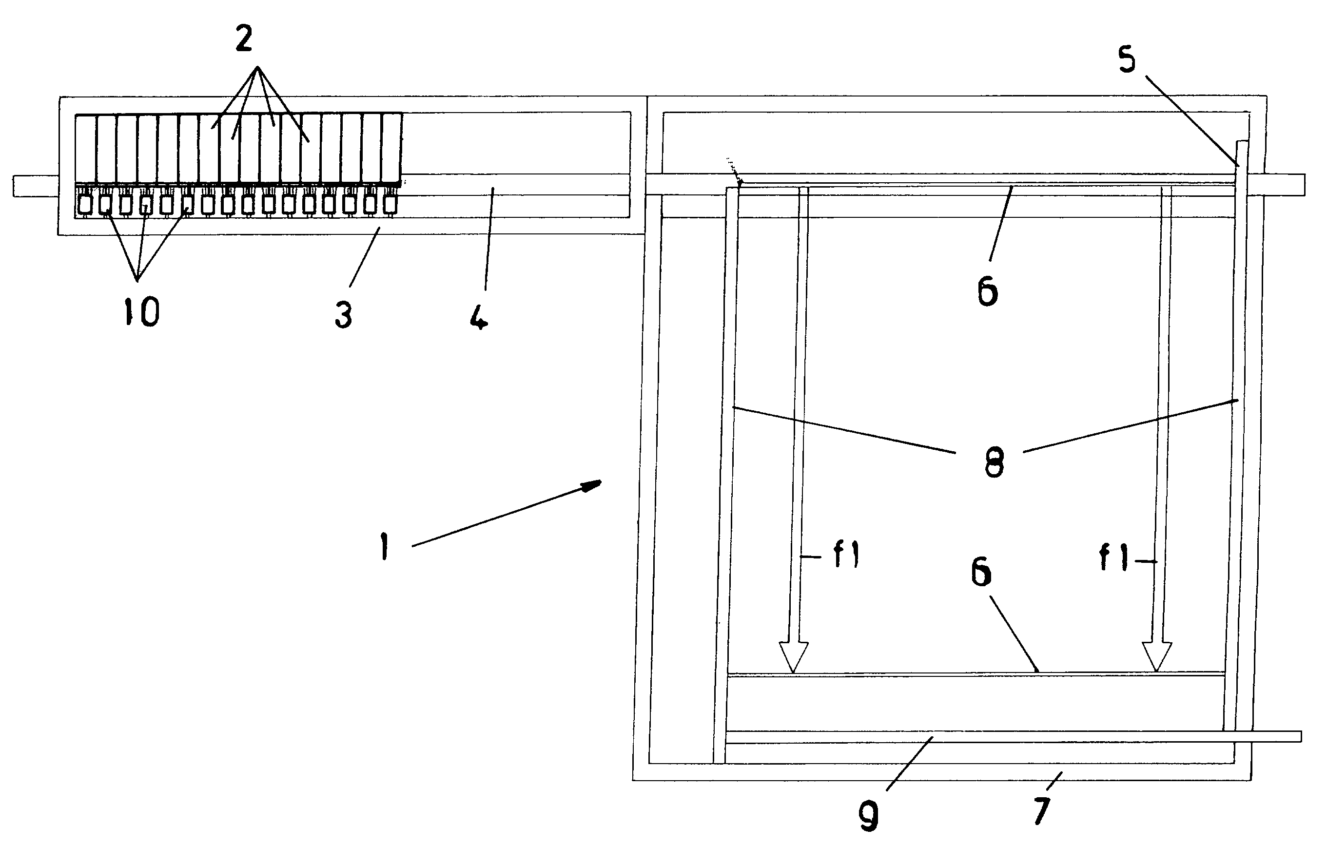 Method and device for the reproduction of images using glass pixels