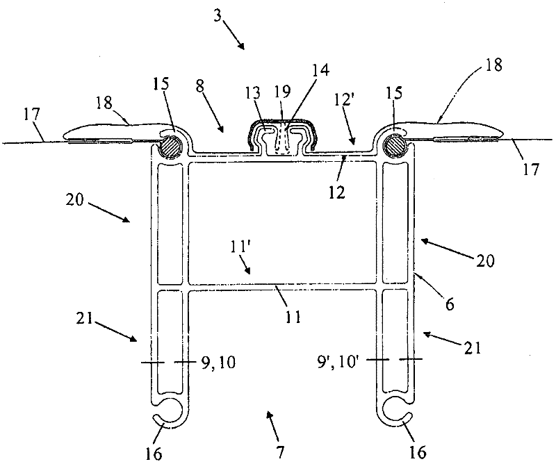 Collapsible lattice beam, truss and construction including such a beam