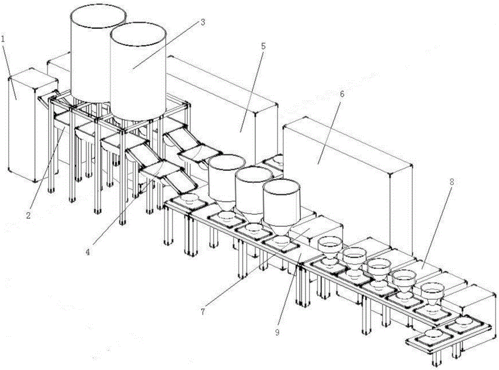 Automatic cooked wheaten food stewing device