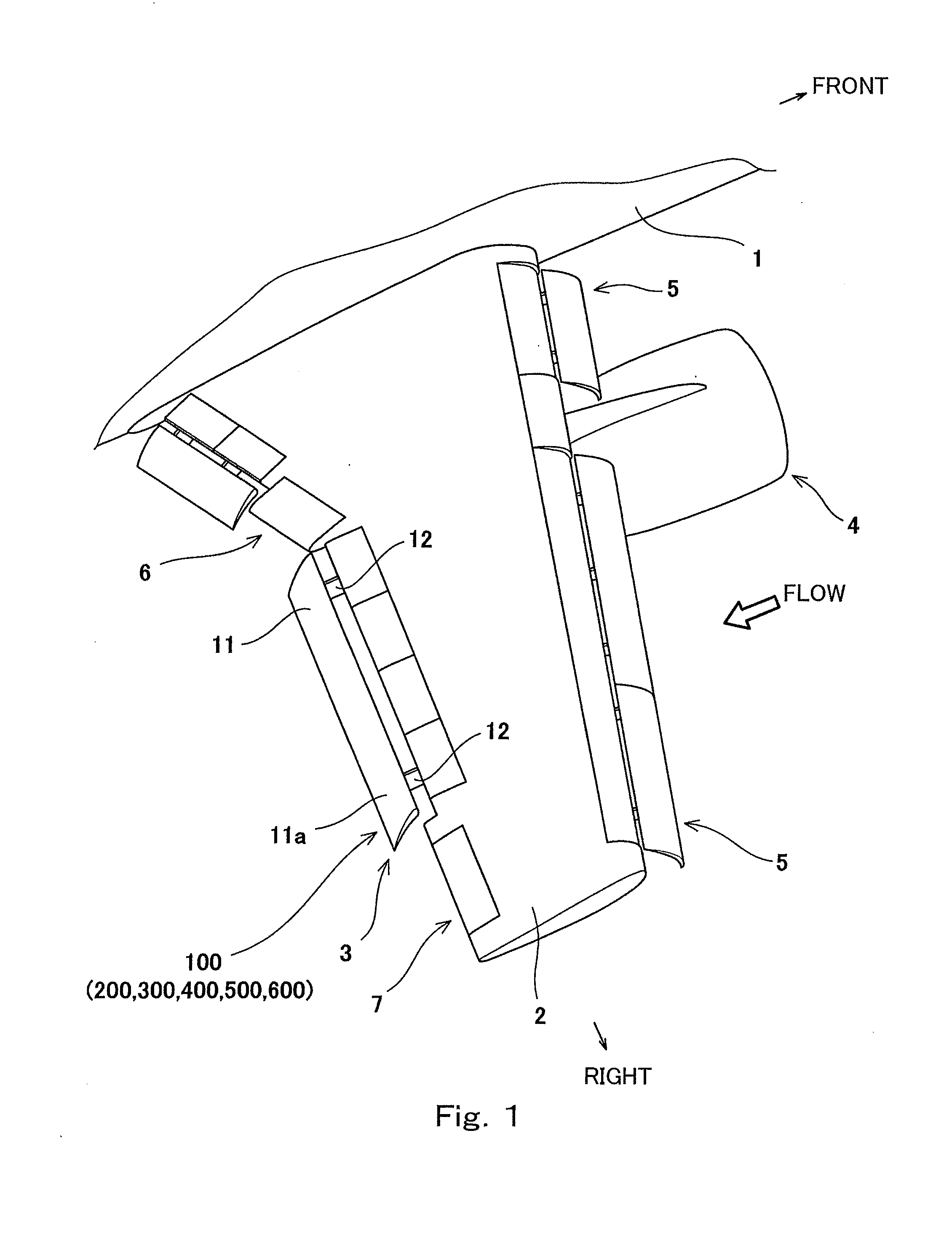 High-lift device of flight vehicle