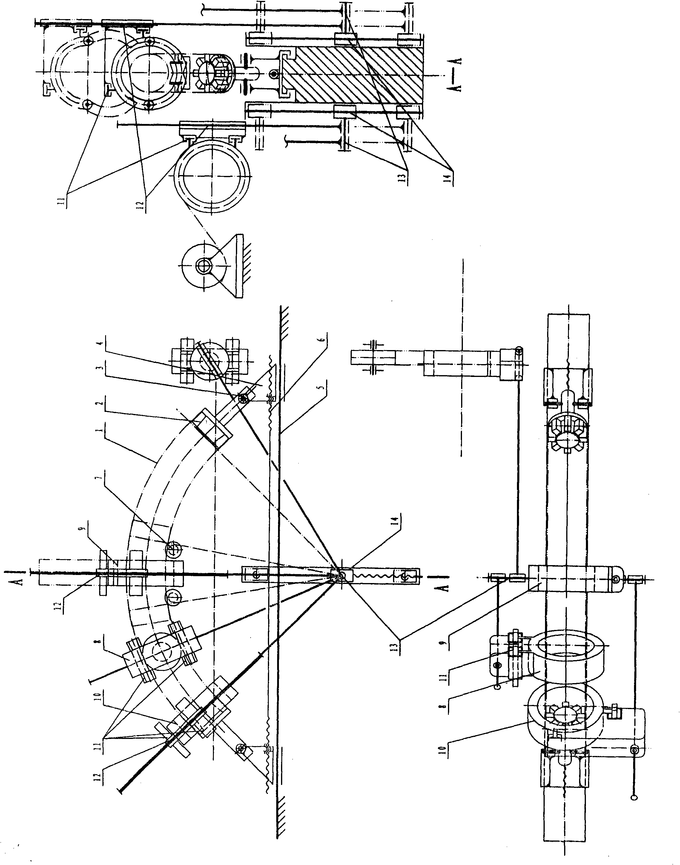 Method for processing outer anticorrosive coating of steel elbow