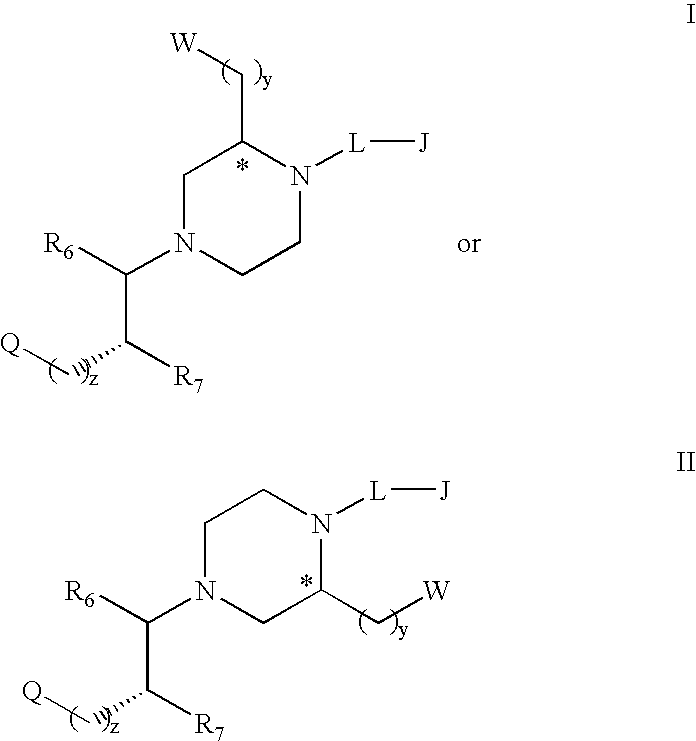 Substituted melanocortin receptor-specific piperazine compounds