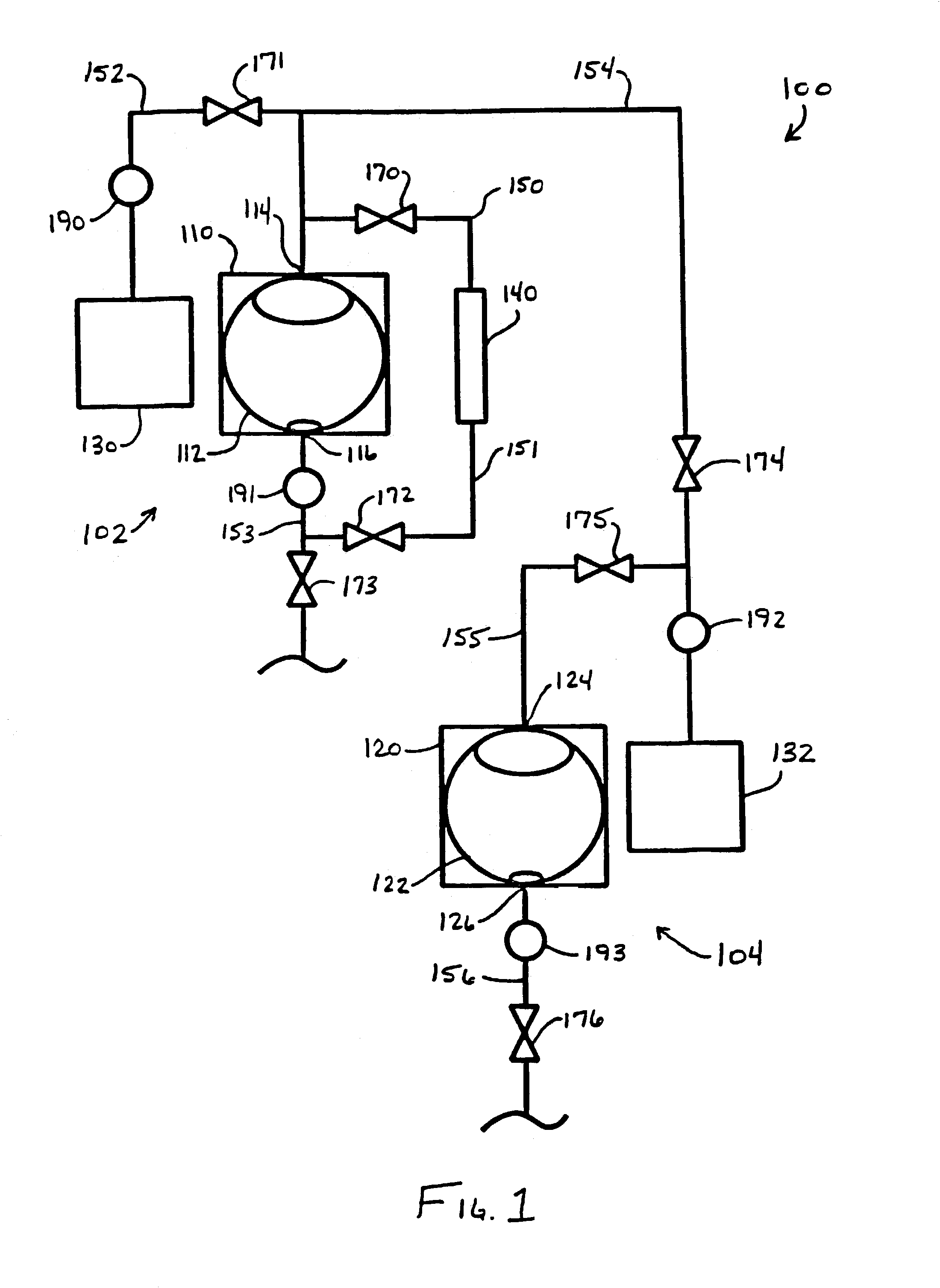 Cleaning system utilizing an organic cleaning solvent and a pressurized fluid solvent