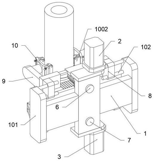 High-precision instrument welding clamping mechanism