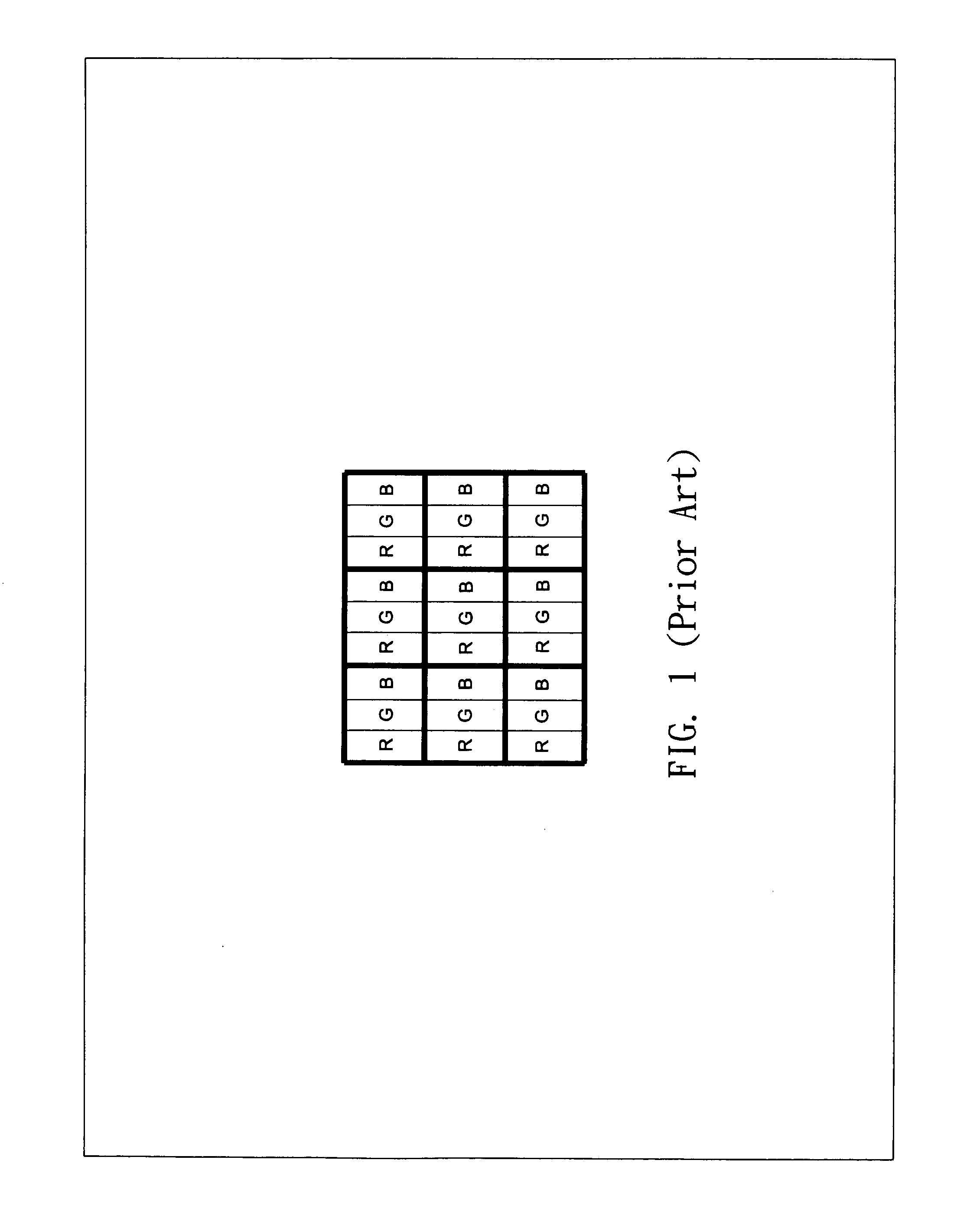 Image processing method and pixel arrangement used in the same