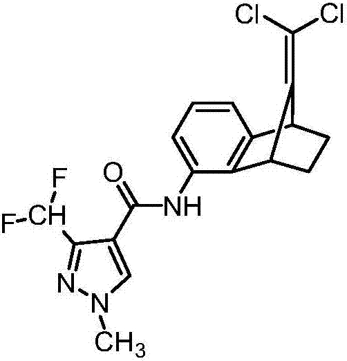 Bactericidal composition containing benzovindiflupyr