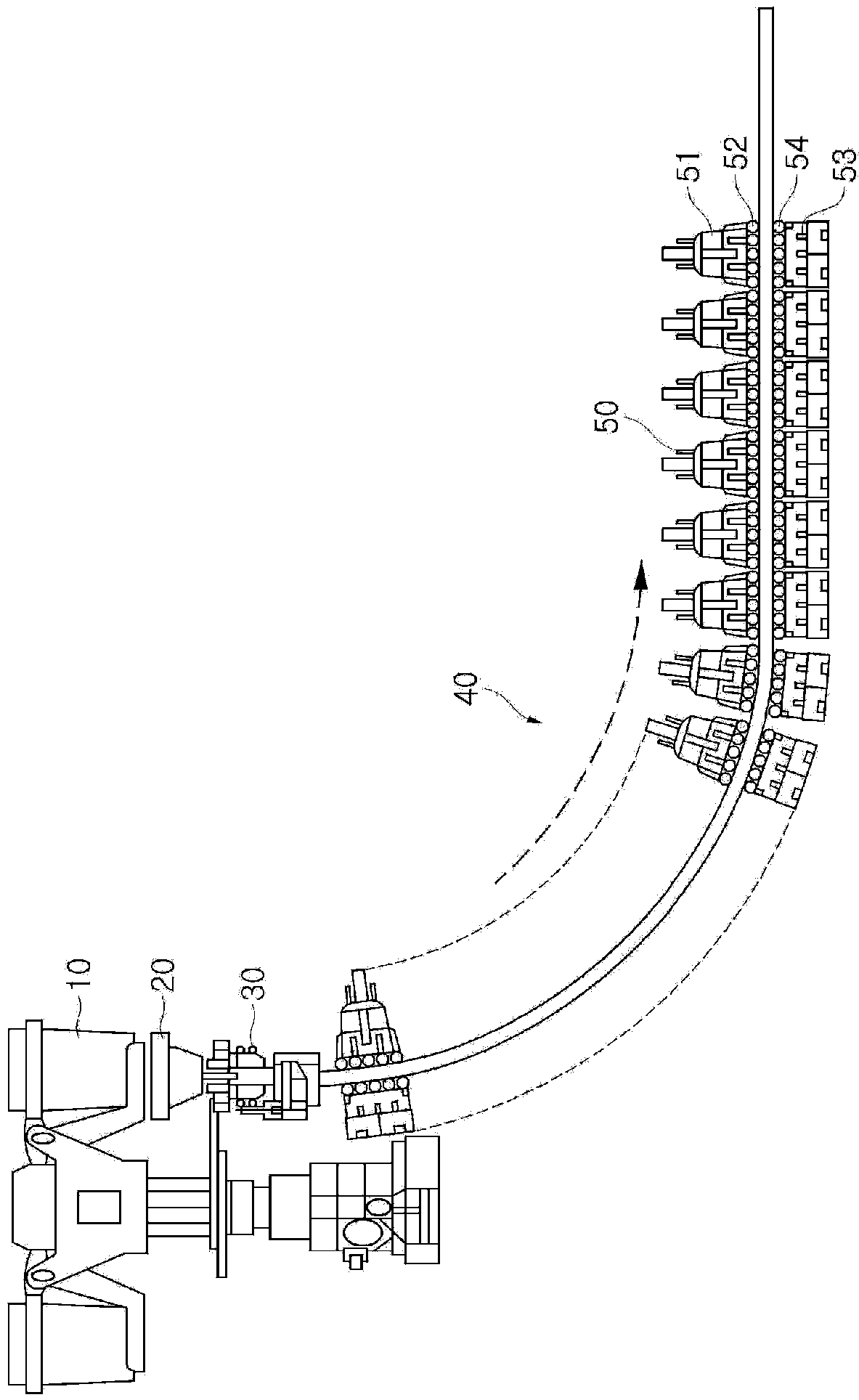 Continuous casting machine