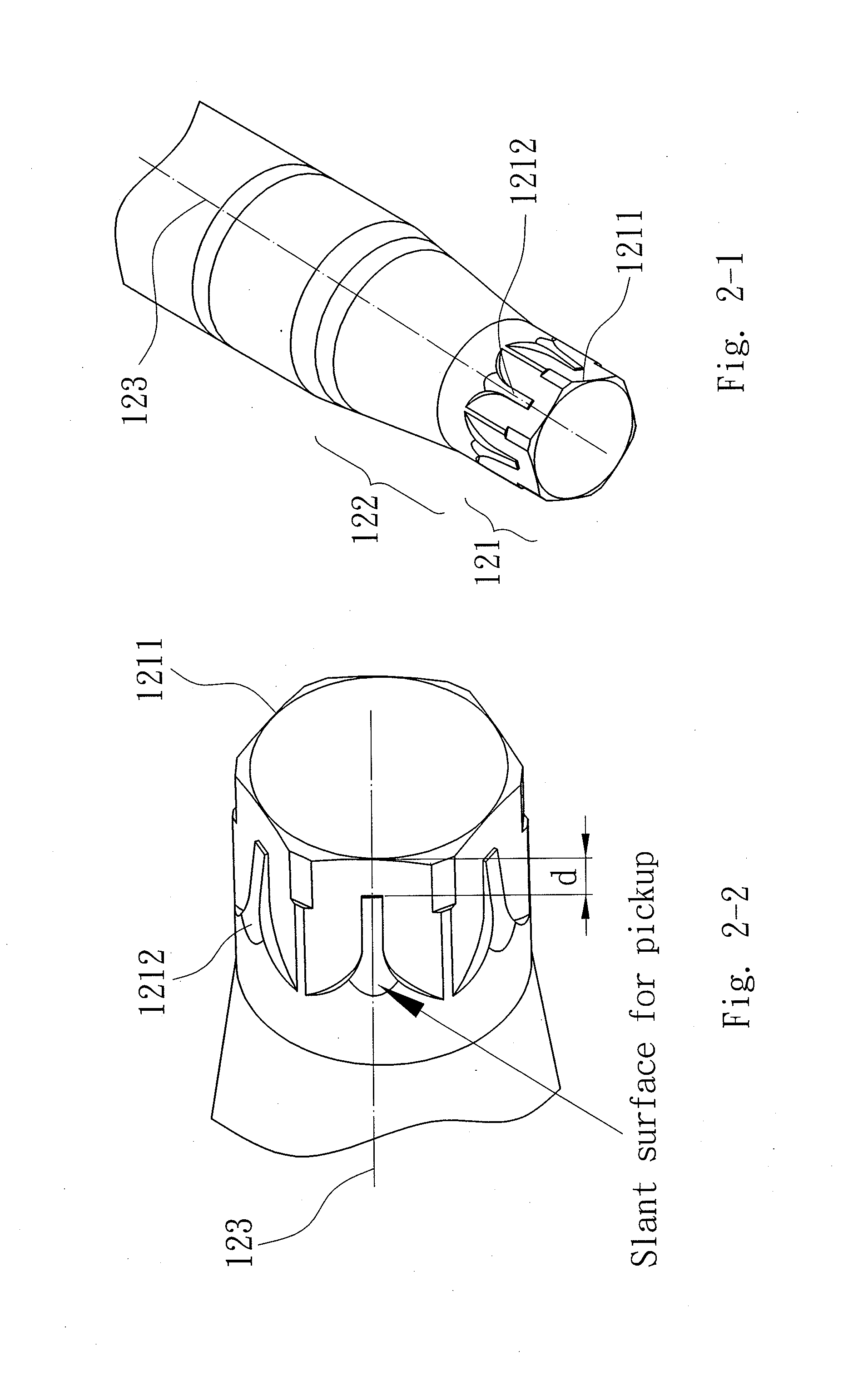 Dental implant pick up and drive assembly