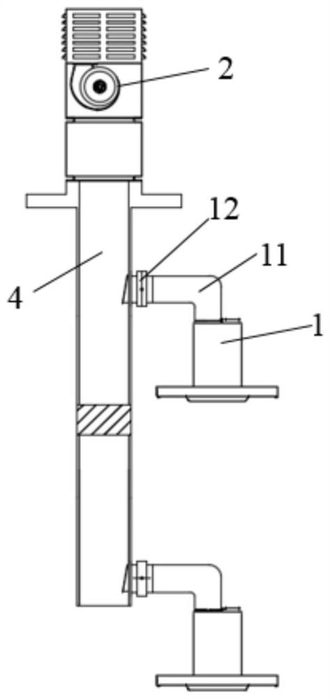 Central flue air volume control method and system