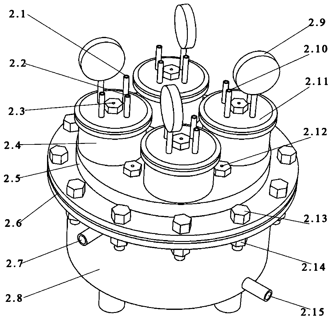 Integrated device for testing stability of phase change thermal storage material as well as method