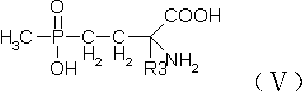 Synthesis method for glufosinate and analogue thereof