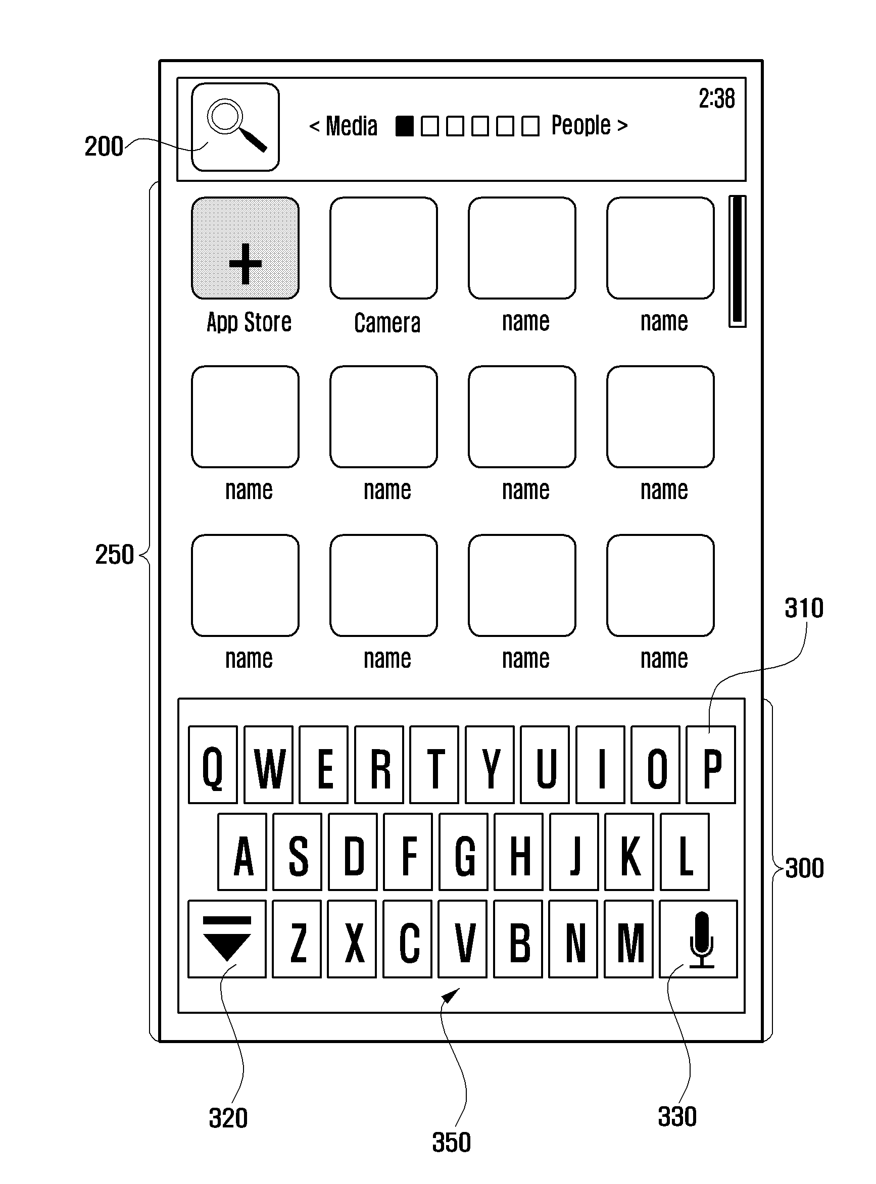 Method and apparatus for providing search function in touch-sensitive device