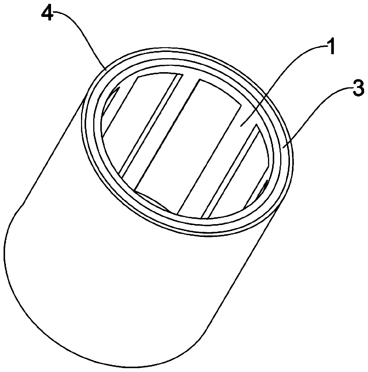 Auto-developing electrostatic spinning stent and preparation method thereof