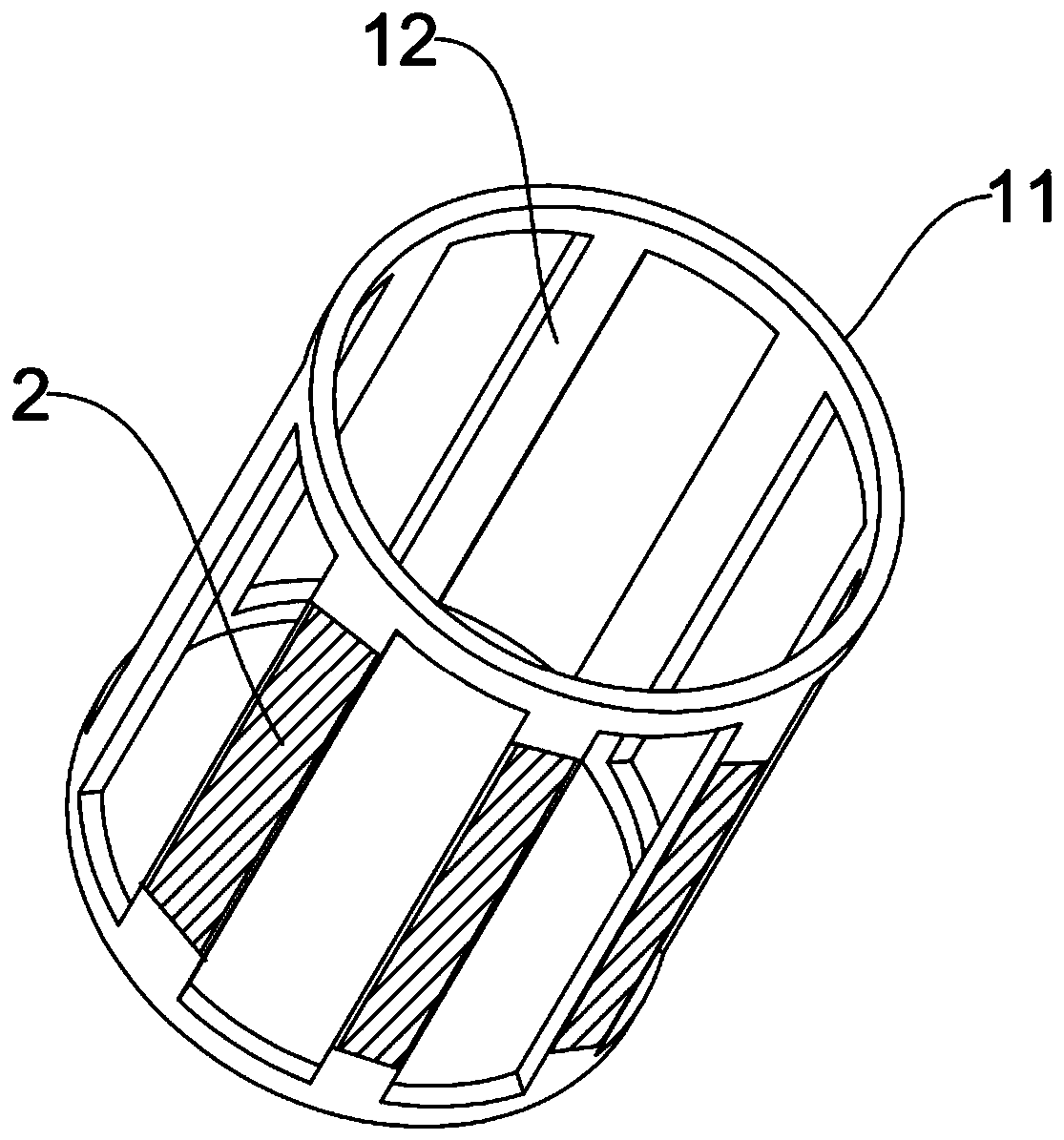 Auto-developing electrostatic spinning stent and preparation method thereof