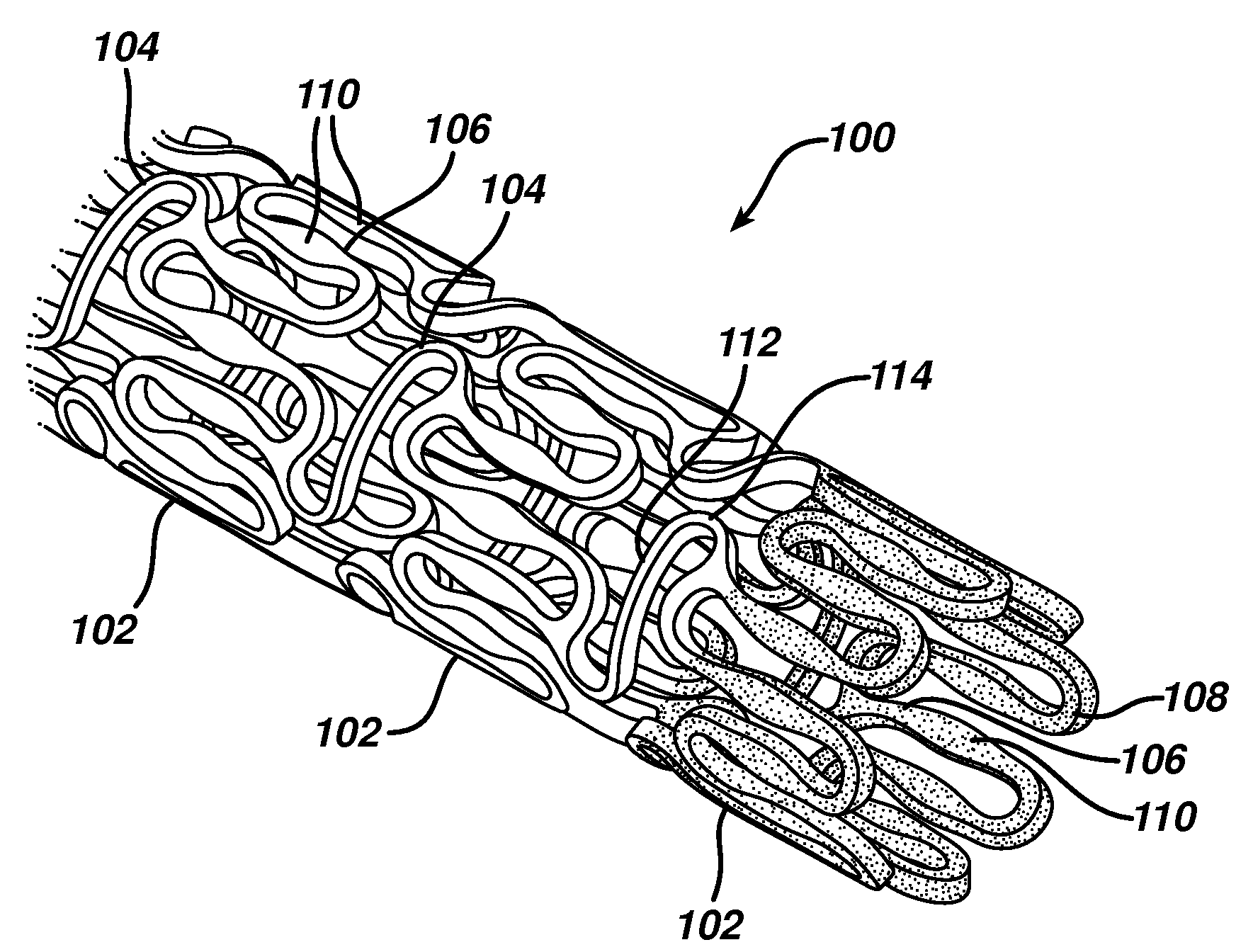 Method for making a device having discrete regions