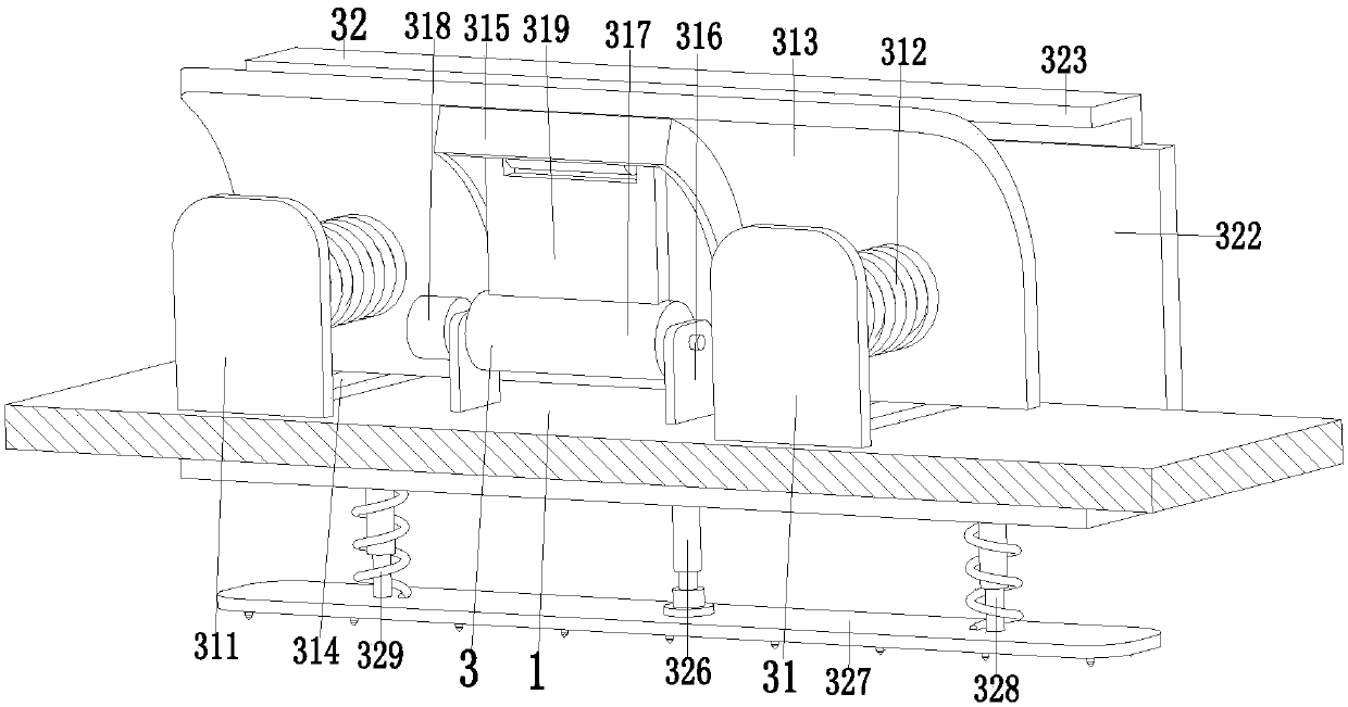 Special strip-type foundation template support mounting robot for steel structure bridge construction