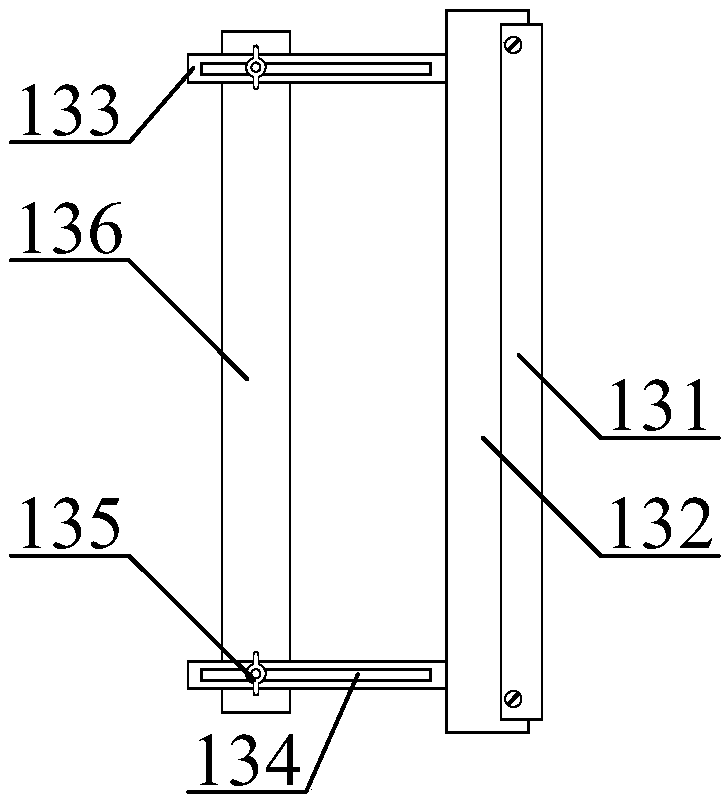 Protective film stretching device