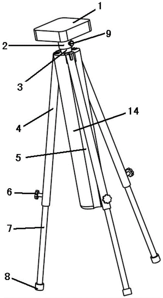 Tripod for optical surveying instrument